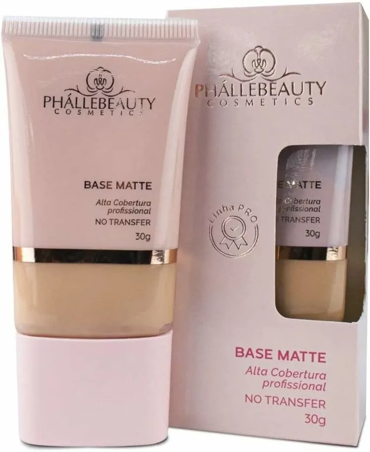 Base Matte Alta Cobertura Phallebeauty