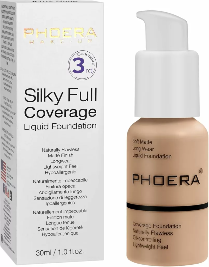 PHOERA Foundation Silky Full Coverage