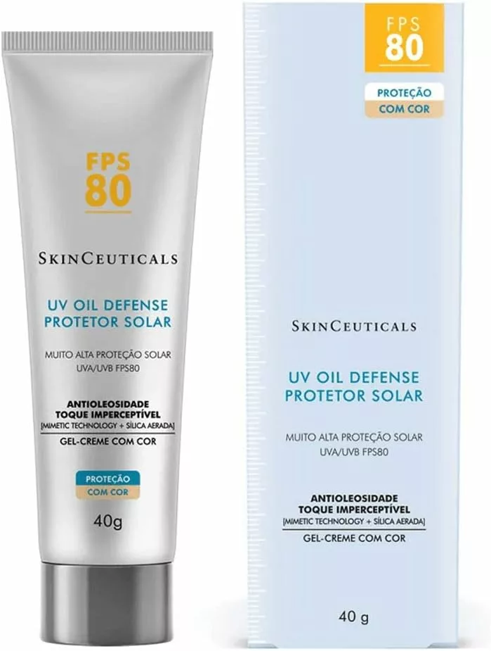 Base SkinCeuticals UV Oil Defense FPS 80 com Cor